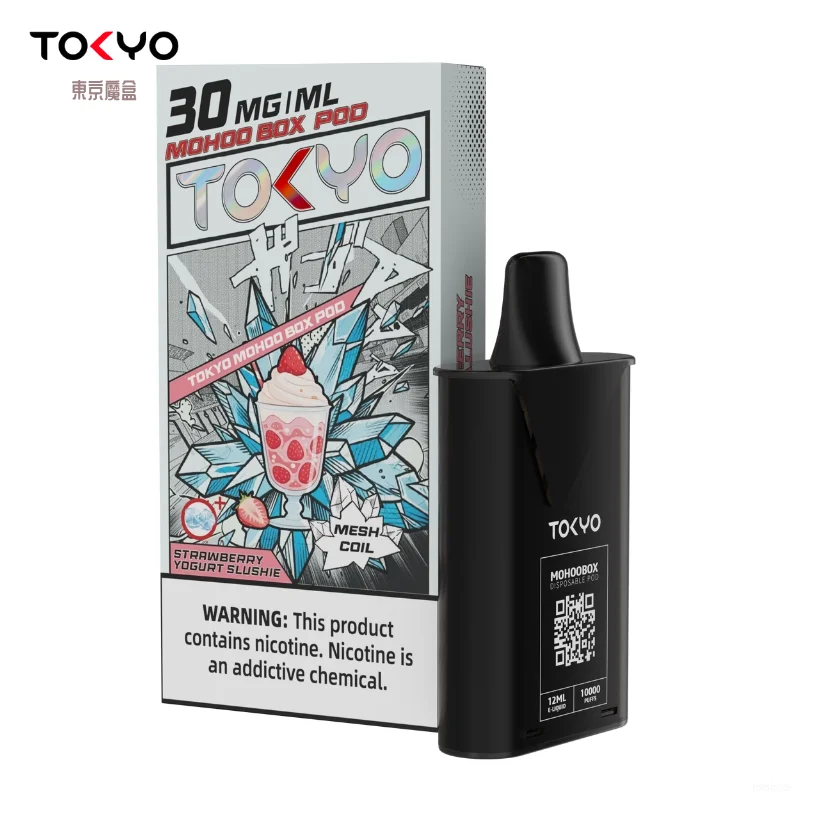 東京魔盒極冰草莓優格冰沙煙彈|極冰清涼草莓電子煙推薦 - 東京魔盒官網:圖片 2